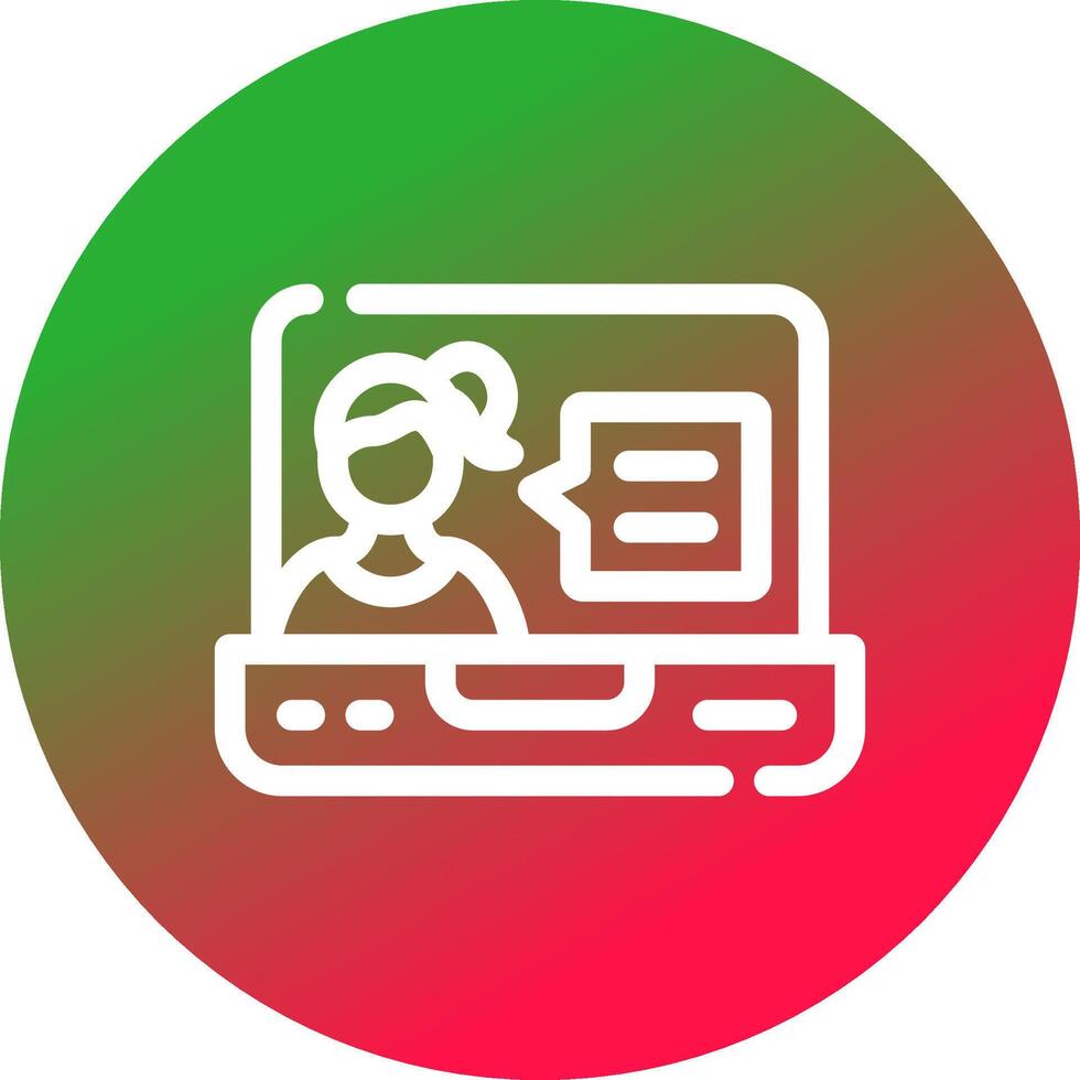 Job Interview Creative Icon Design vector