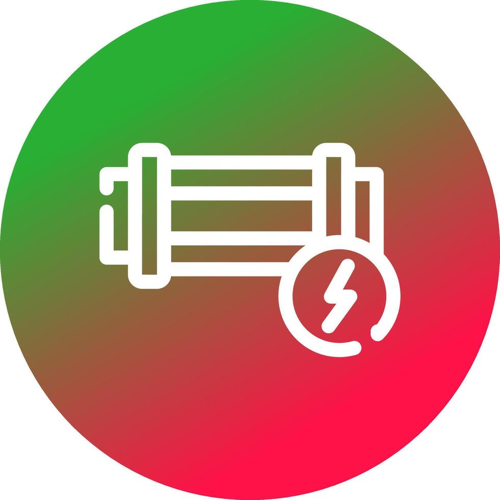 Electric Fence Creative Icon Design vector