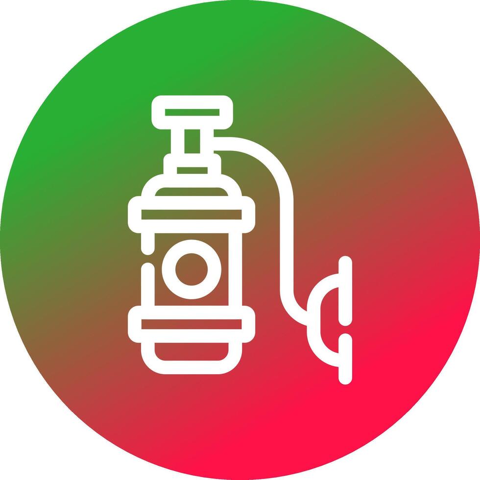 Oxygen Tank Creative Icon Design vector