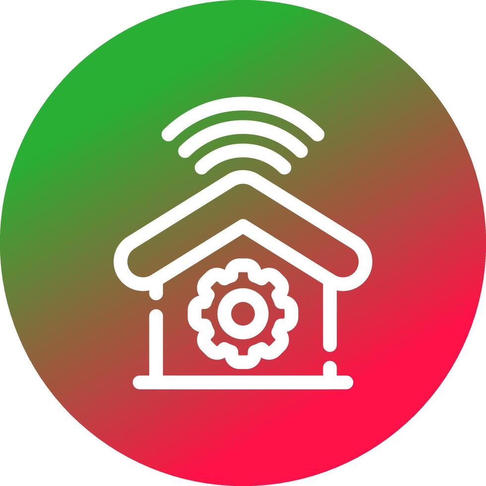 Home Automation Creative Icon Design vector