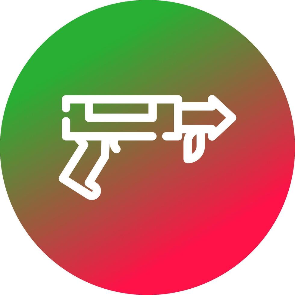 diseño de icono creativo de fusil vector