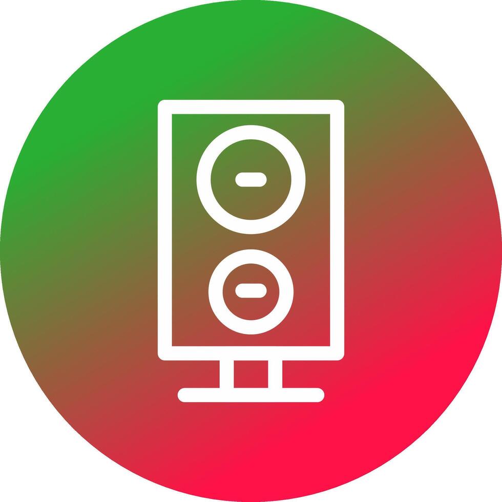 Speaker Creative Icon Design vector