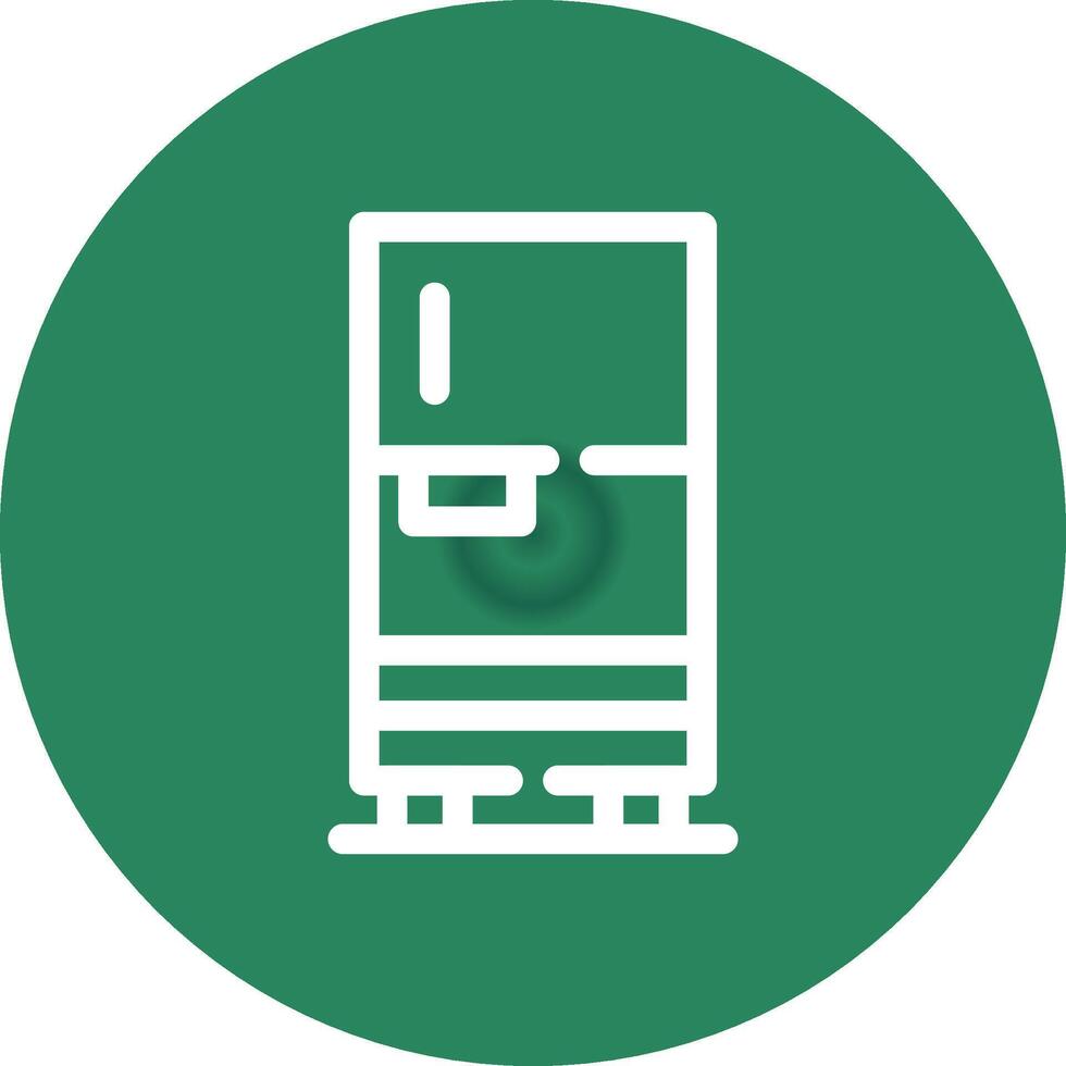 Fridge Creative Icon Design vector