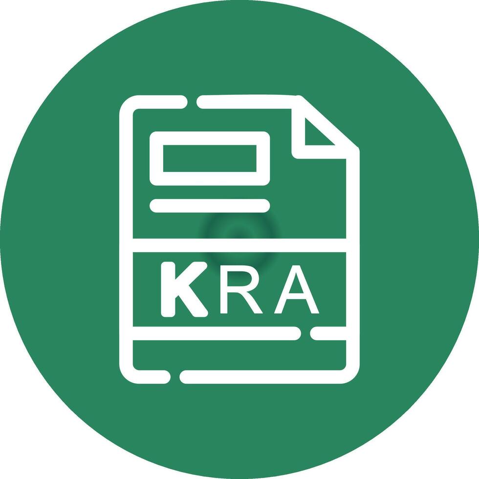 KRA Creative Icon Design vector
