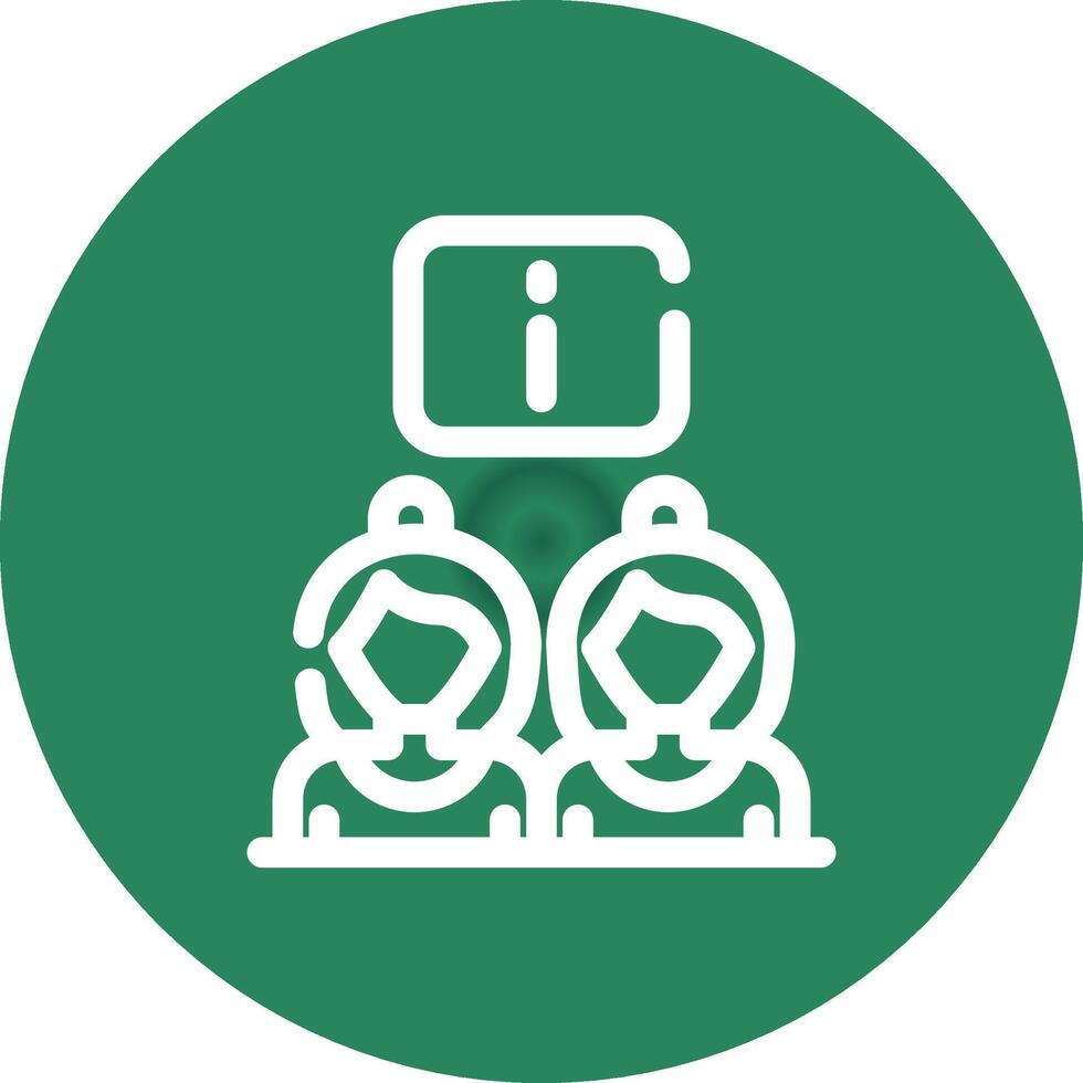 Internal Meeting Creative Icon Design vector