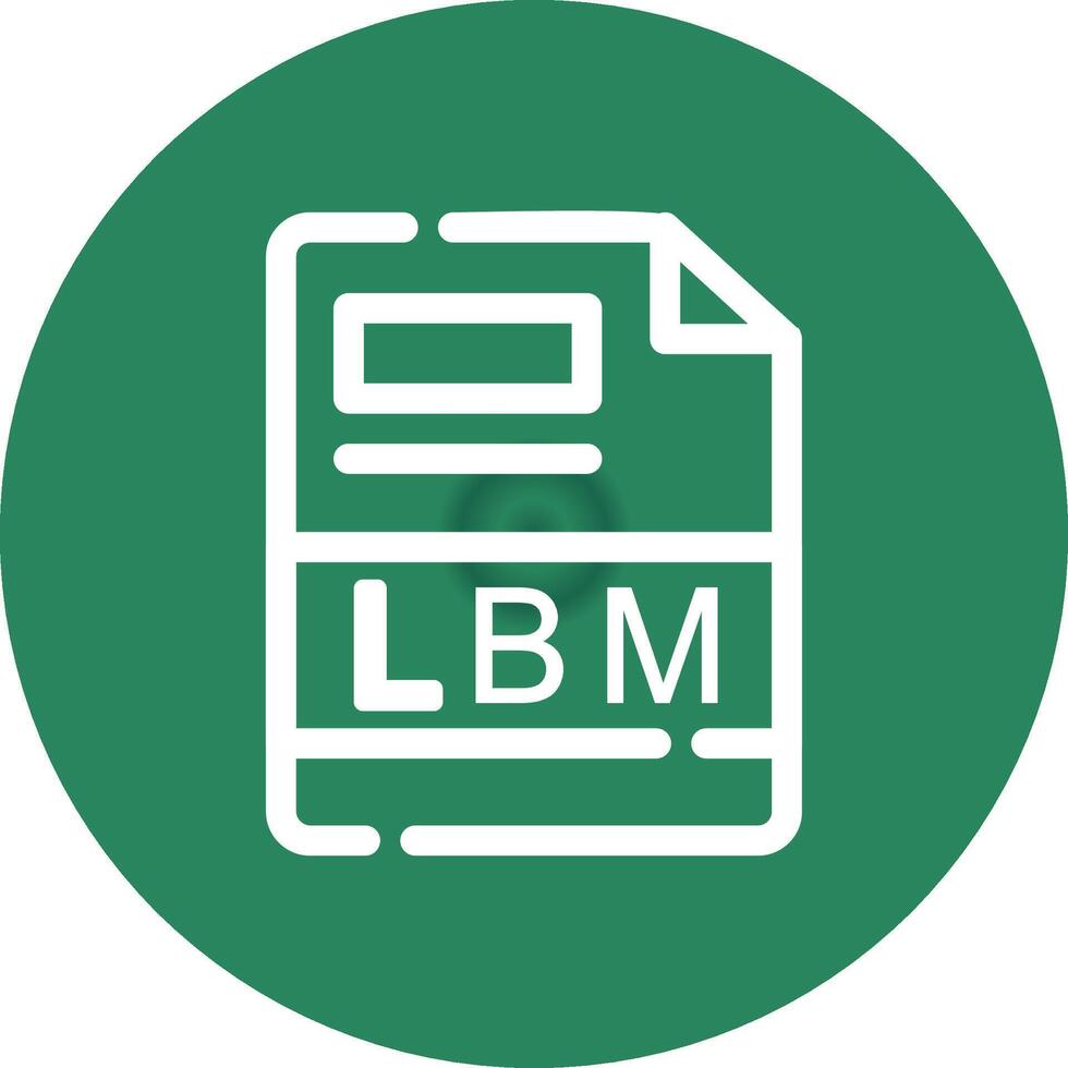 LBM Creative Icon Design vector