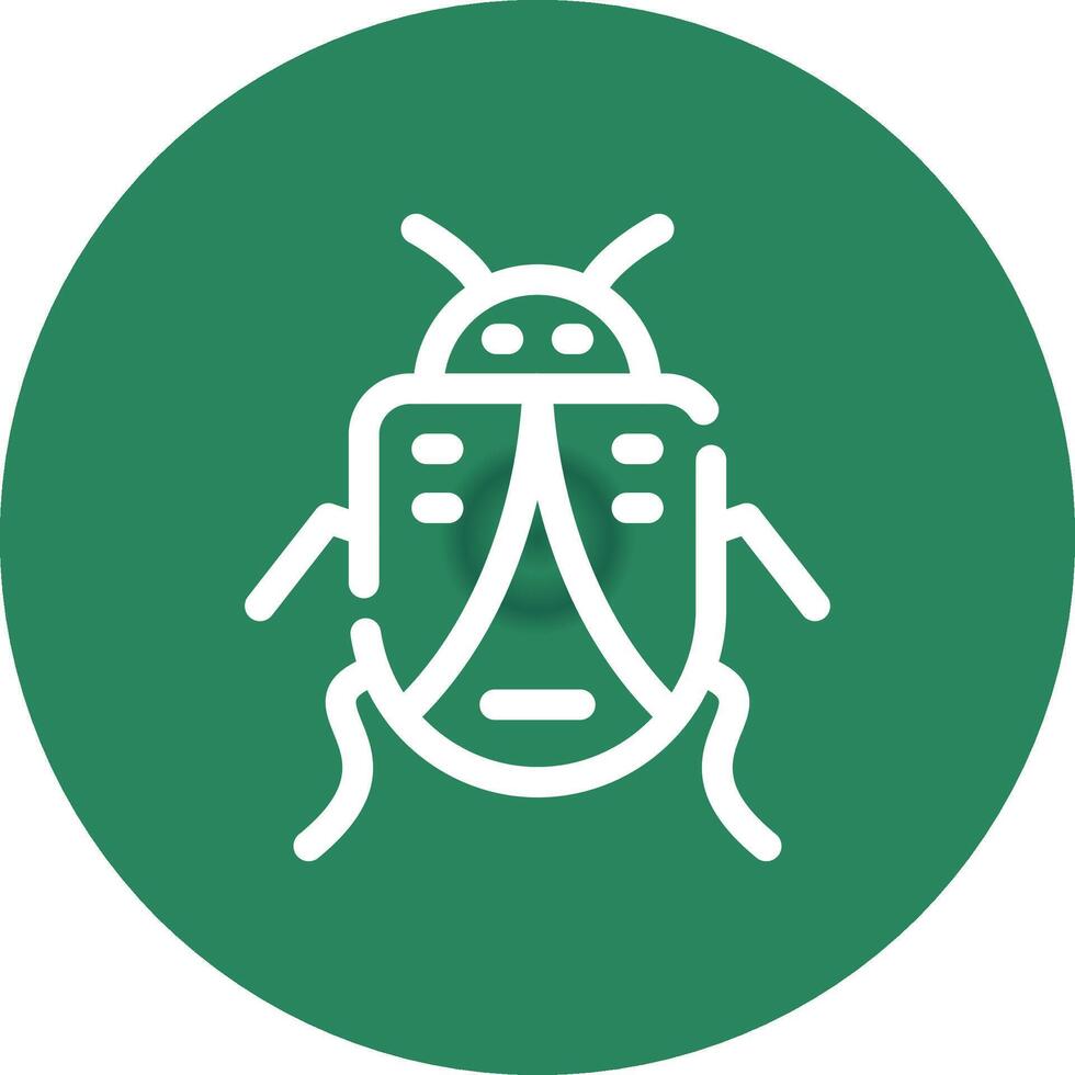 Bug Creative Icon Design vector