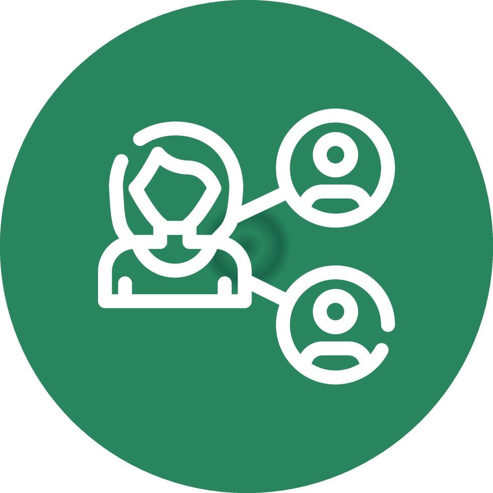 Team Network Creative Icon Design vector