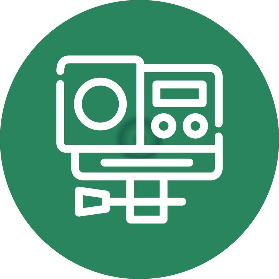 Action Camera Creative Icon Design vector