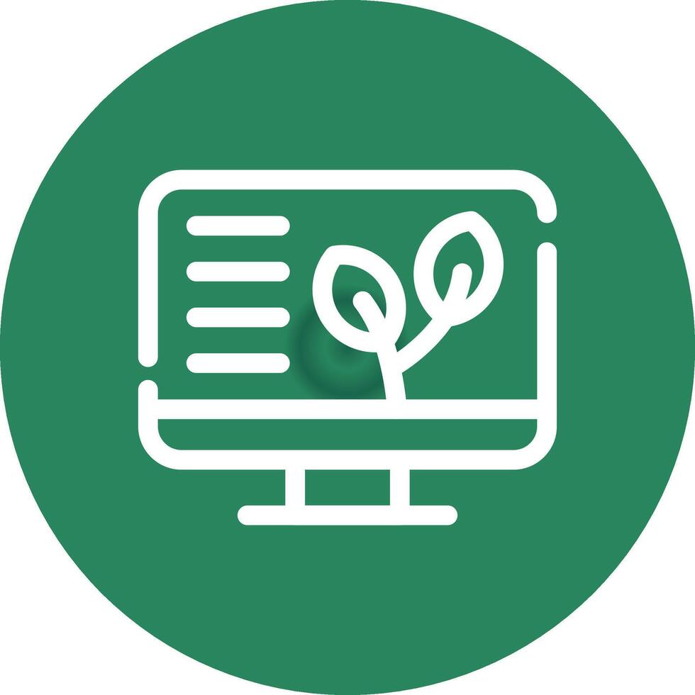 Organic Content Creative Icon Design vector