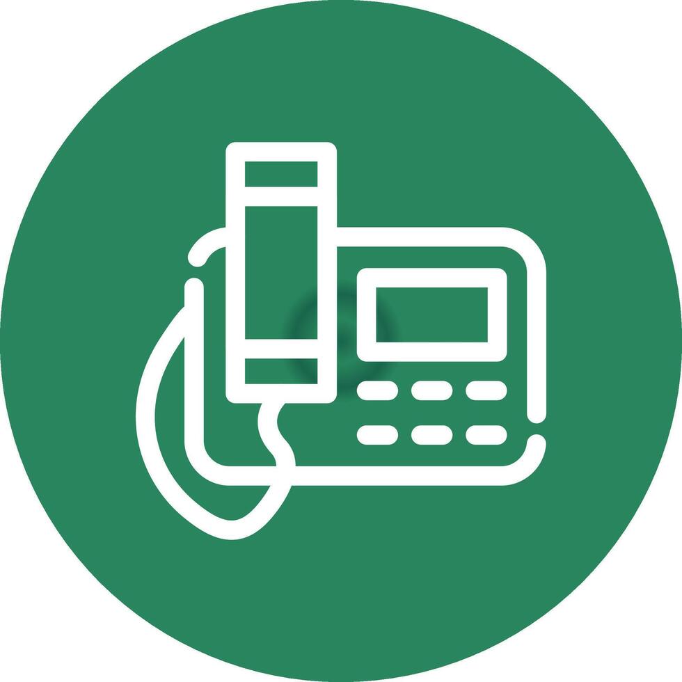 Telephone Creative Icon Design vector