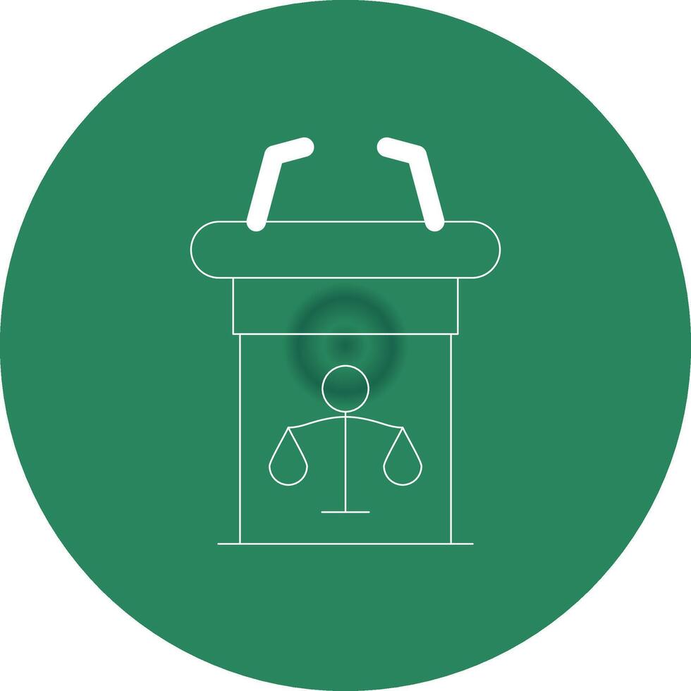 Tribune Creative Icon Design vector