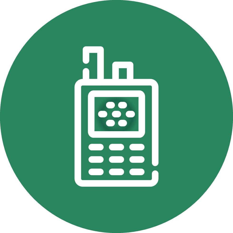 Walkie Talkie Creative Icon Design vector