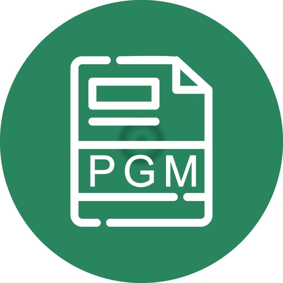 PGM Creative Icon Design vector