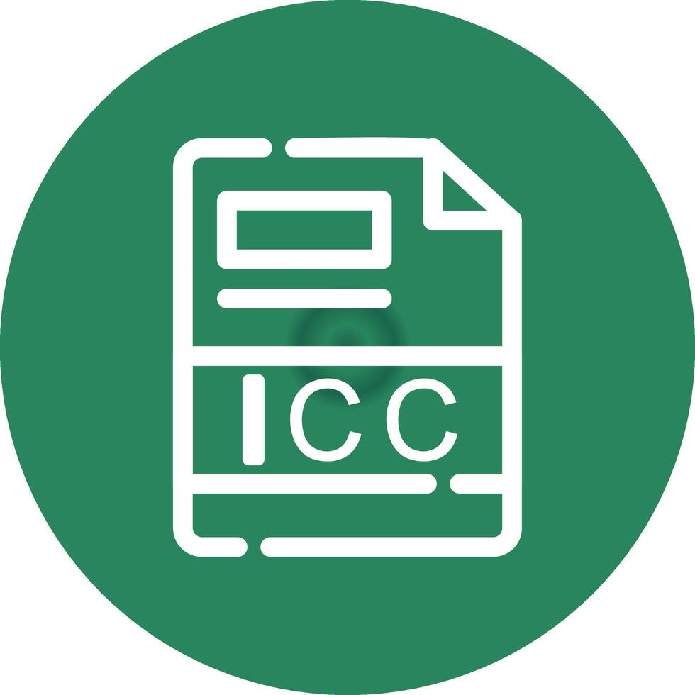 ICC Creative Icon Design vector