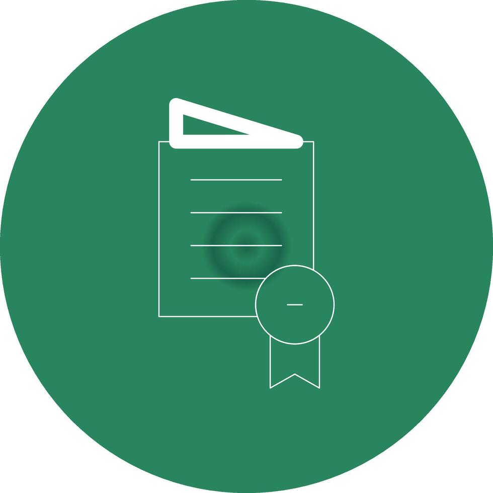 Certificate Creative Icon Design vector