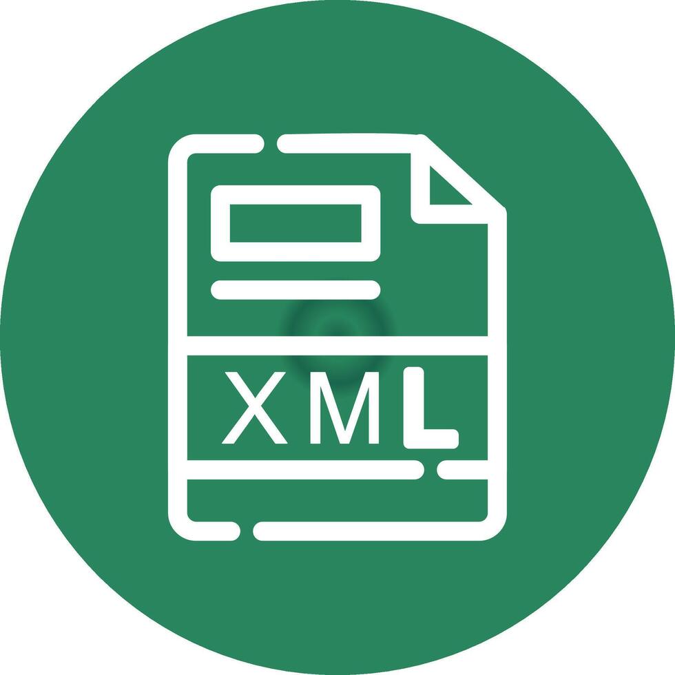 XML Creative Icon Design vector