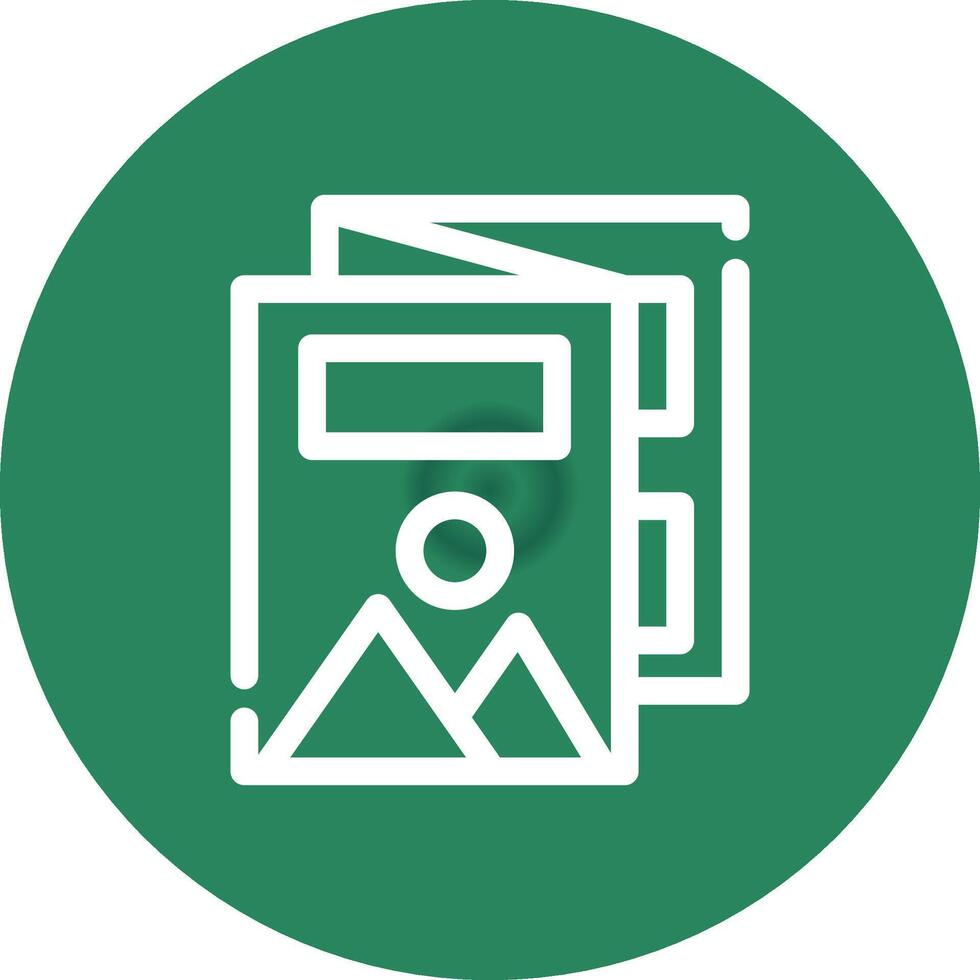 Magazine Creative Icon Design vector