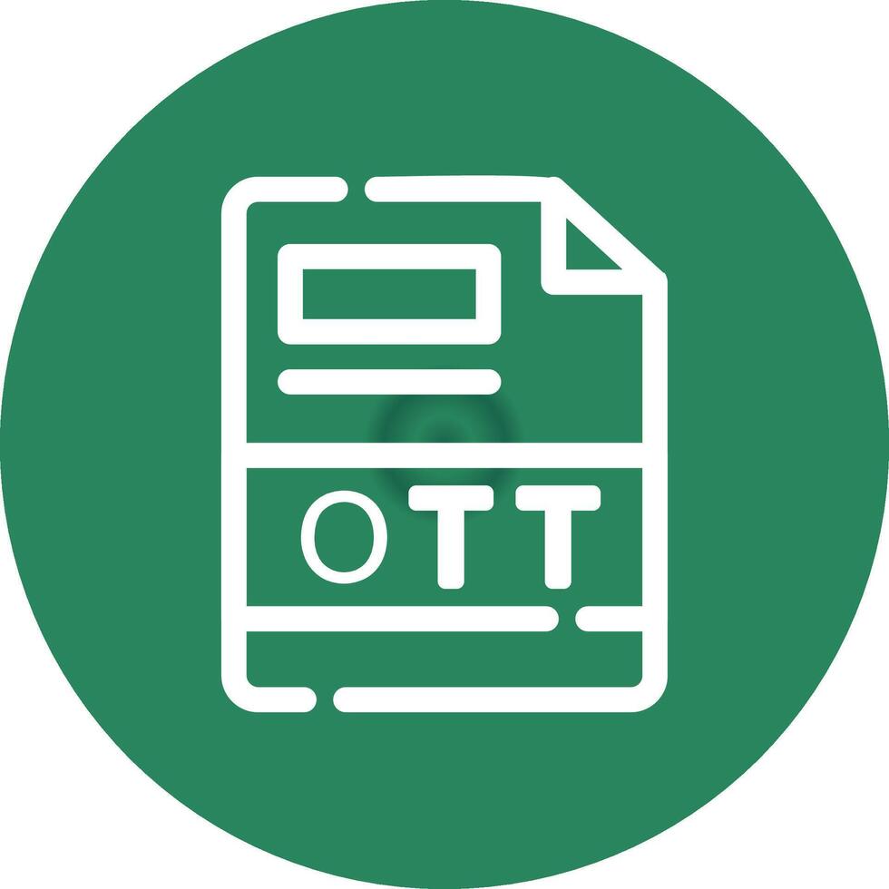 OTT Creative Icon Design vector