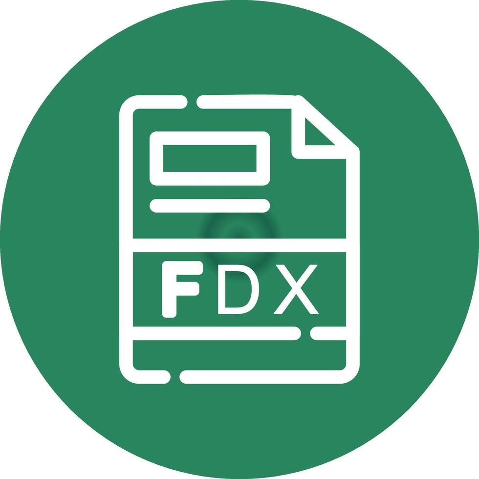 FDX Creative Icon Design vector