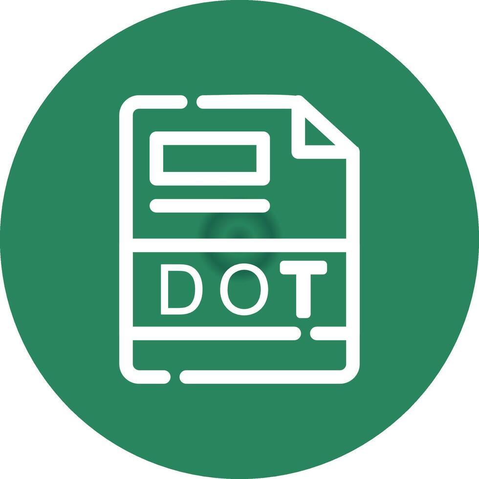 DOT Creative Icon Design vector