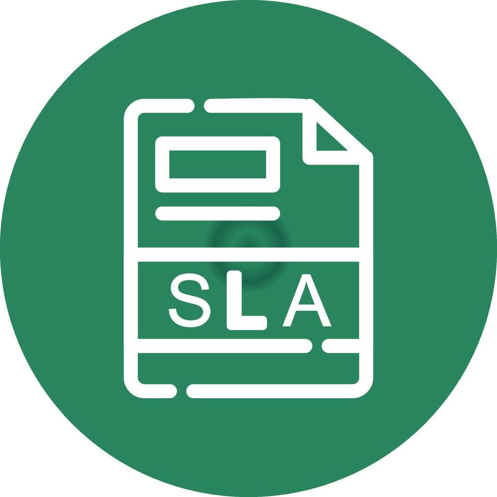SLA Creative Icon Design vector