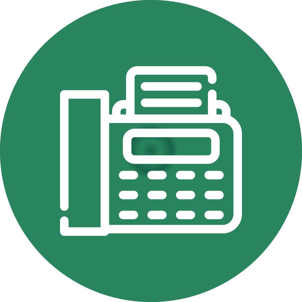 Fax Creative Icon Design vector