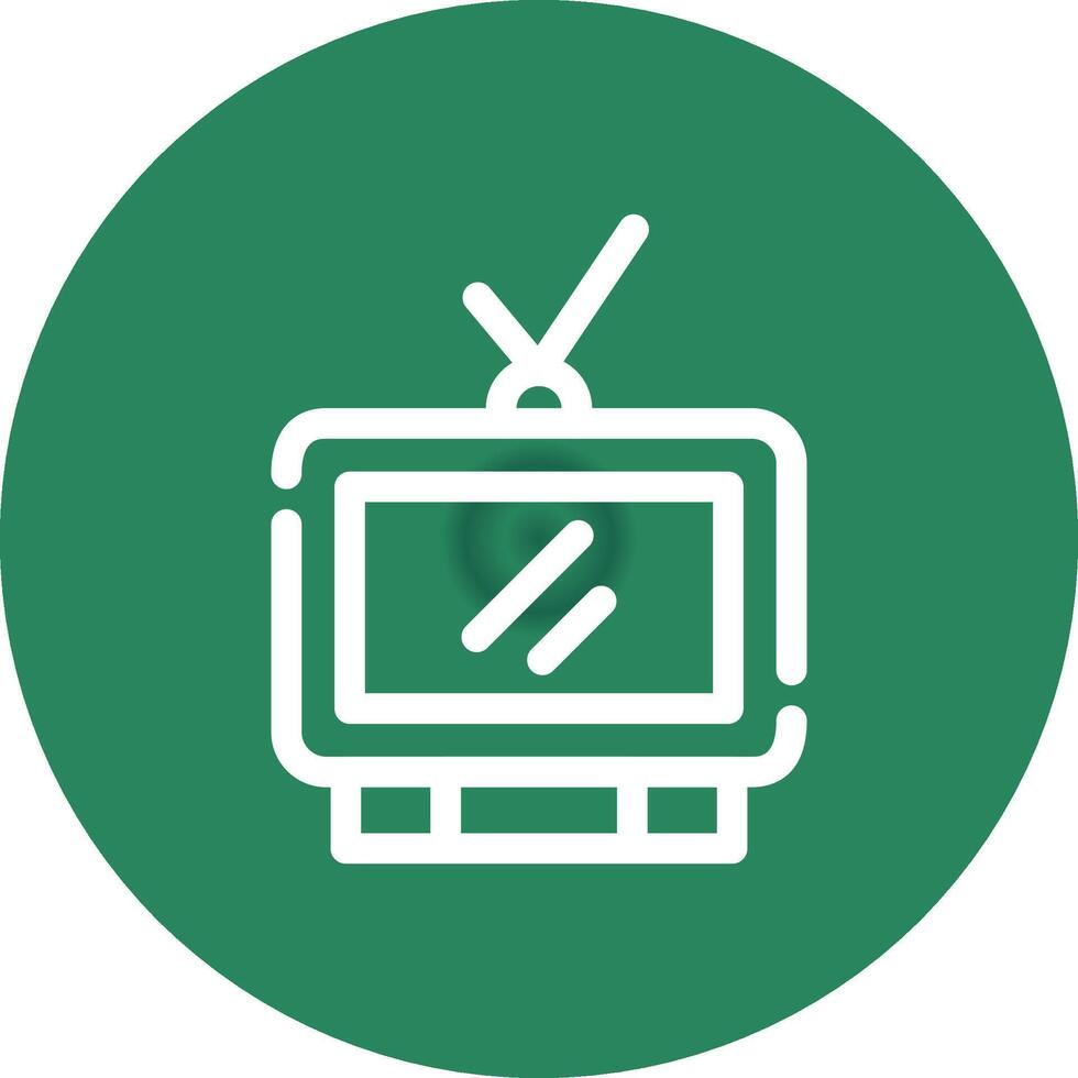 Television Creative Icon Design vector