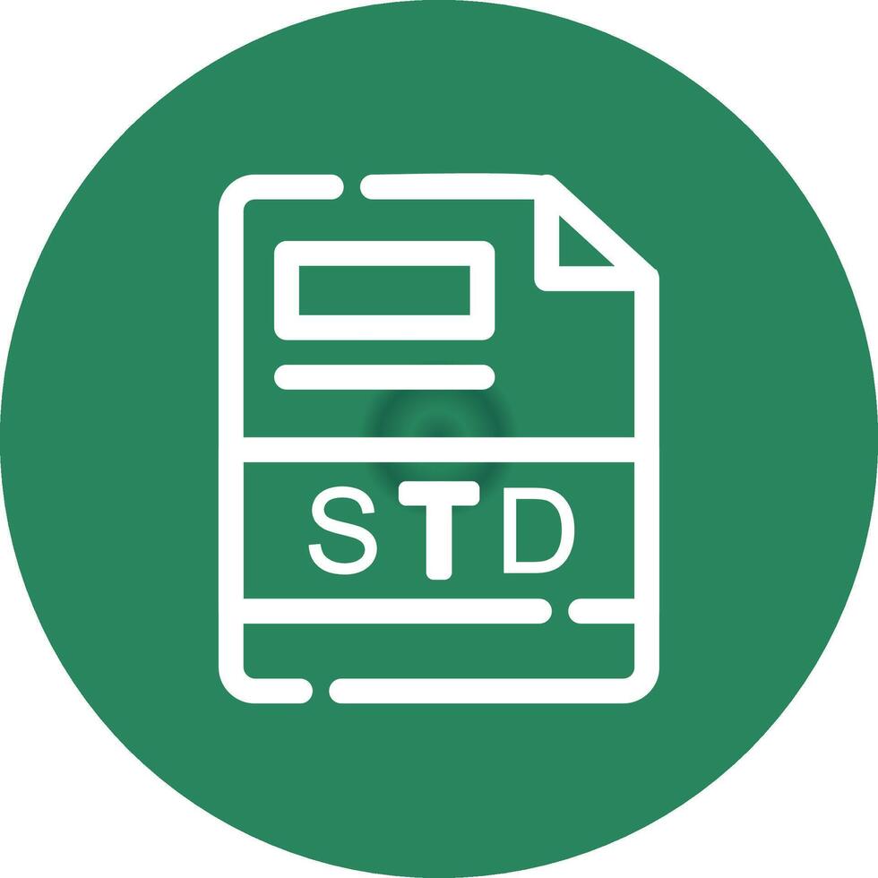 STD Creative Icon Design vector