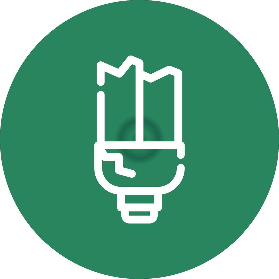 Light Bulb Creative Icon Design vector