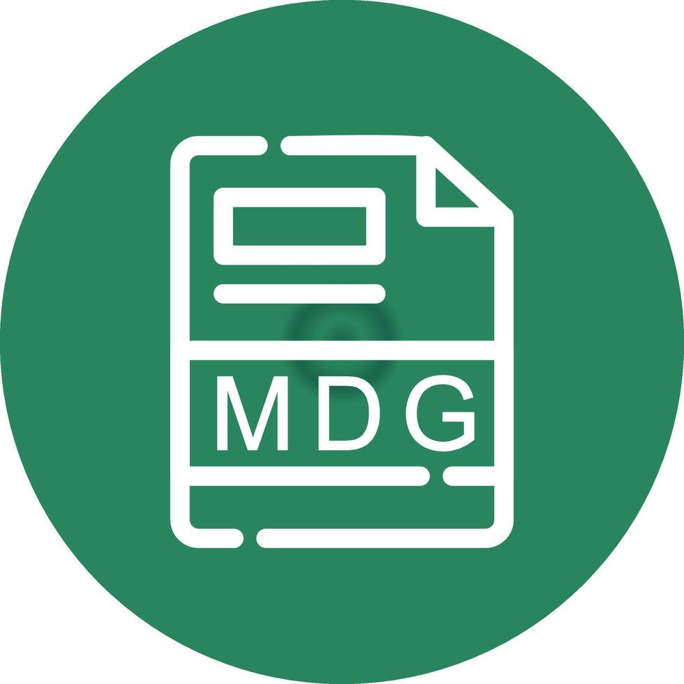 MDG Creative Icon Design vector