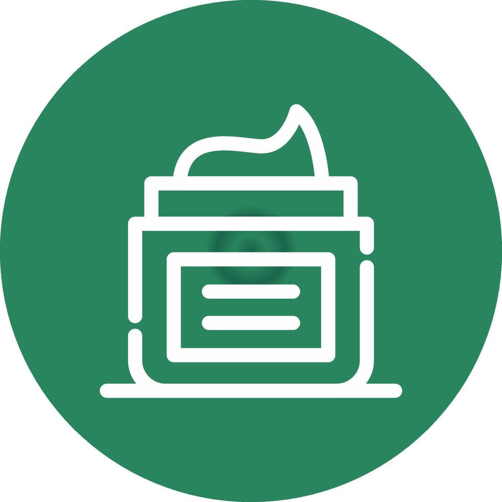 Cream Creative Icon Design vector