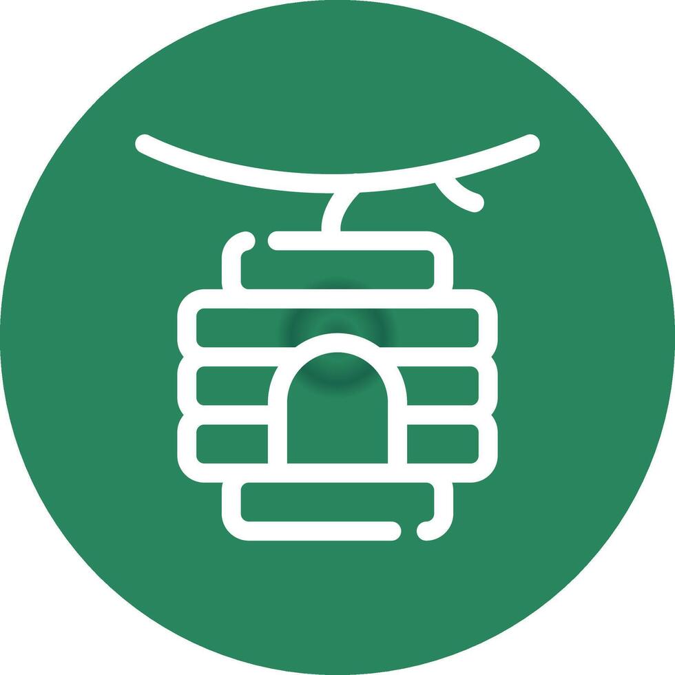 Bee Hive Creative Icon Design vector