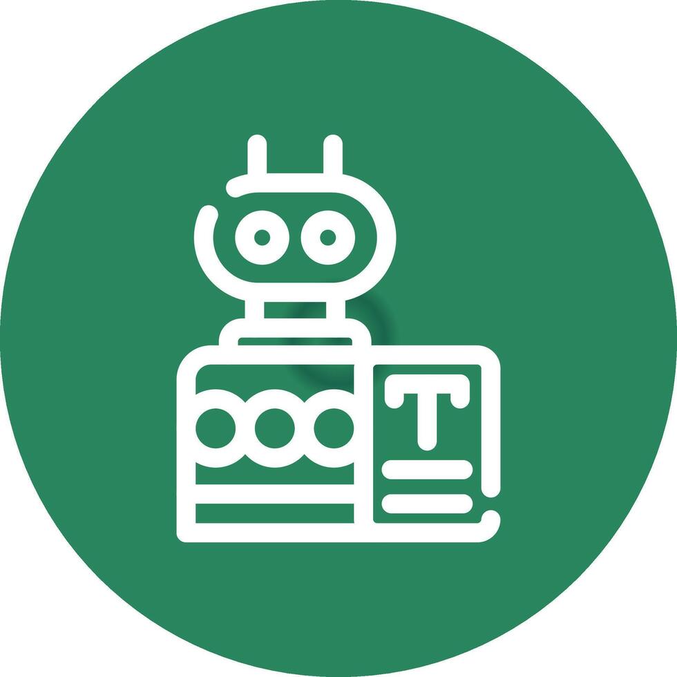 Bots Copywriting Creative Icon Design vector