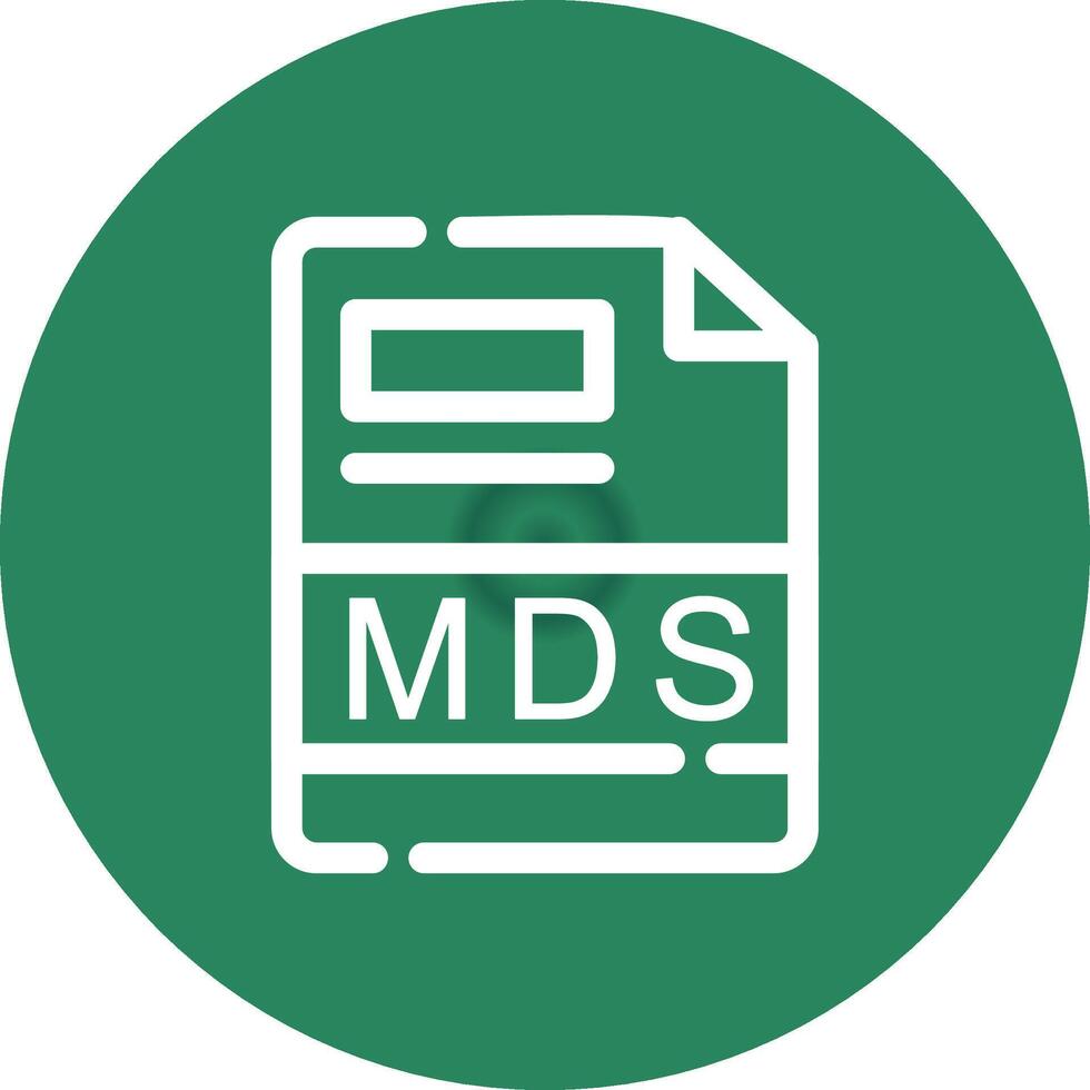 MDS Creative Icon Design vector