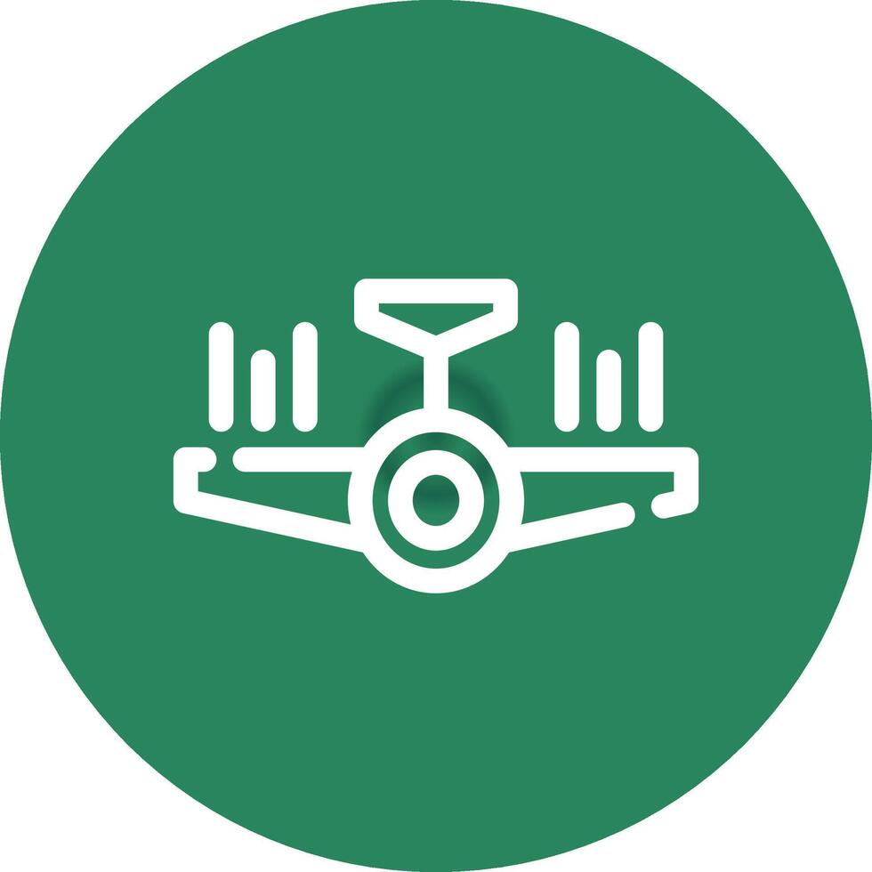 Airplane Creative Icon Design vector