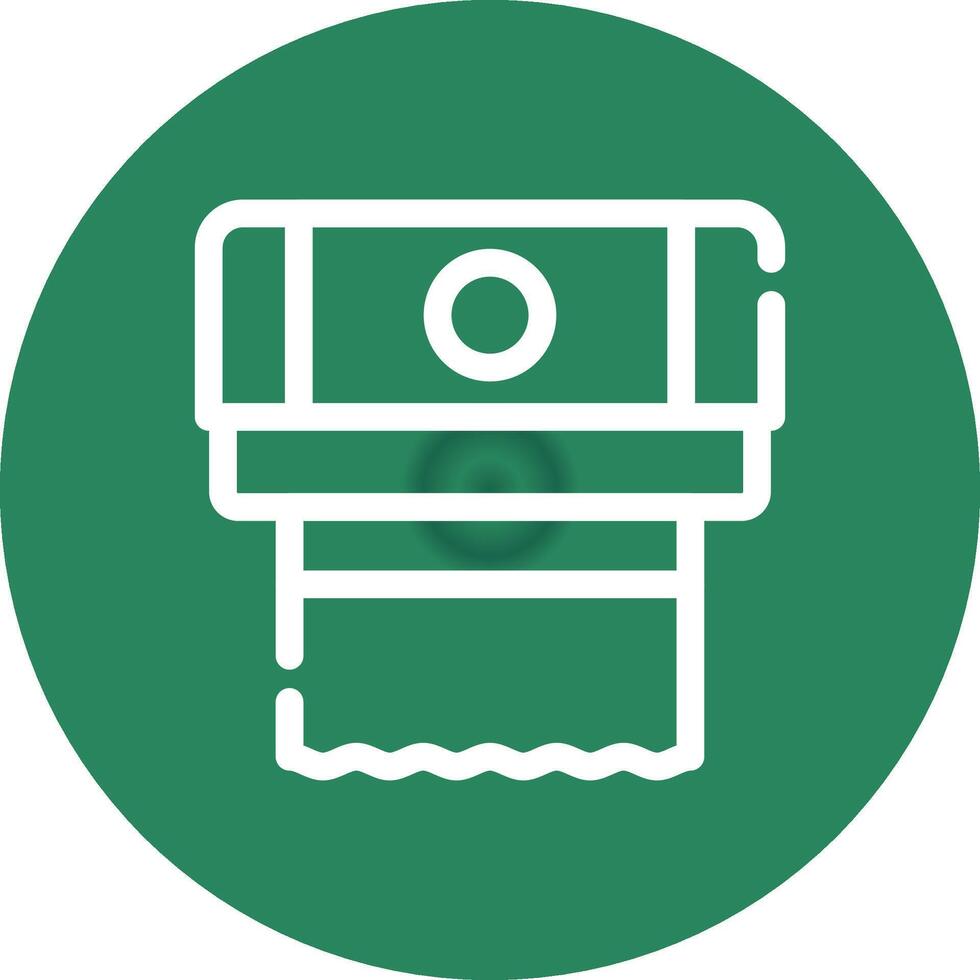 Paper Towel Creative Icon Design vector