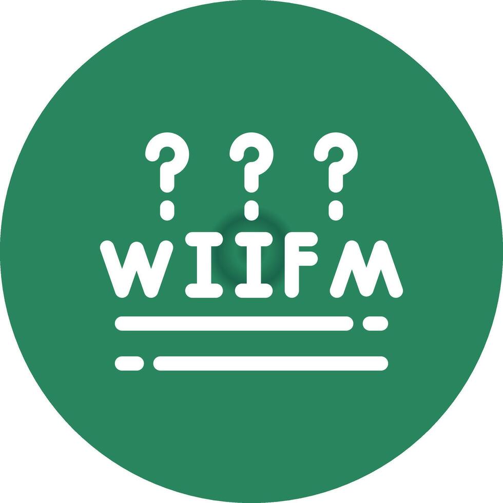 WIIFM Creative Icon Design vector