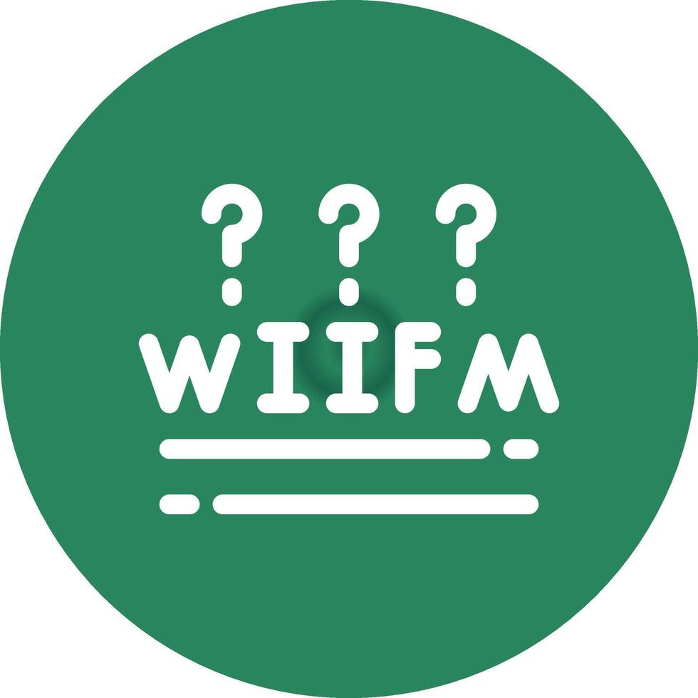 WIIFM Creative Icon Design vector