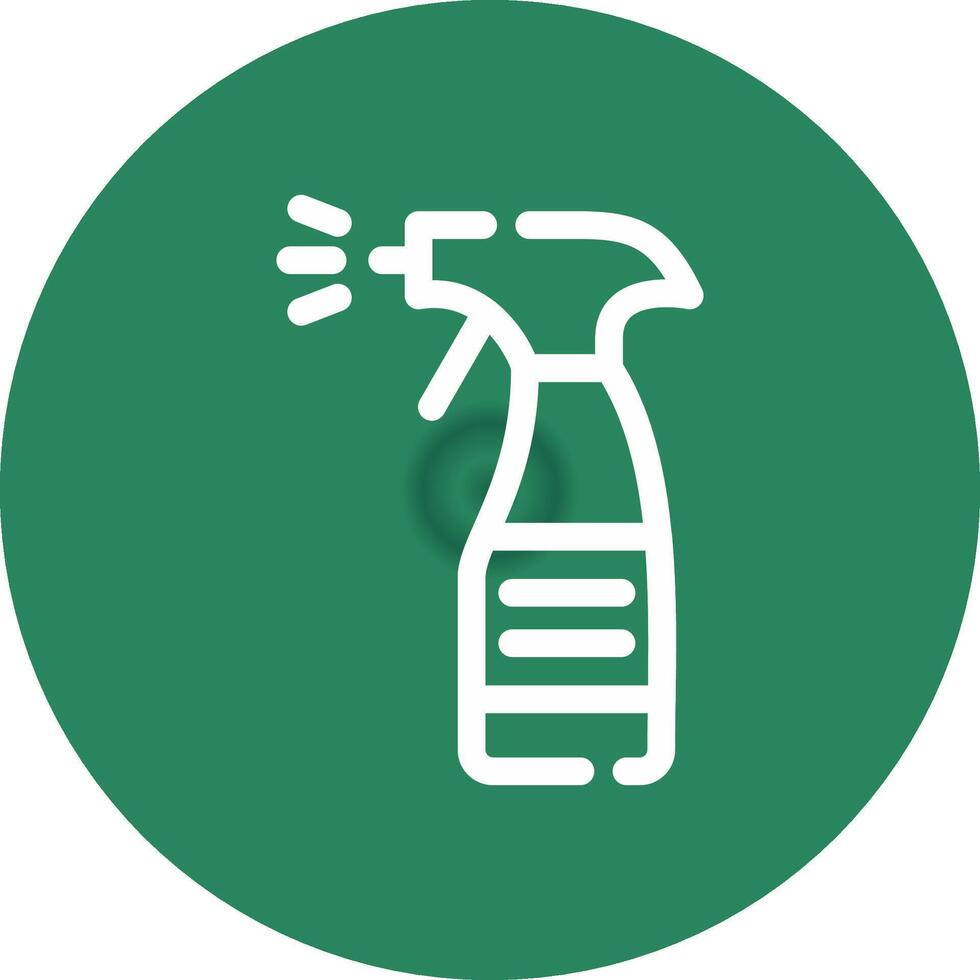 Spray Bottle Creative Icon Design vector