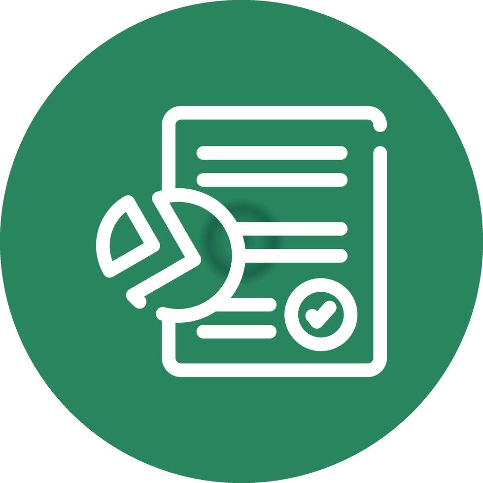 Sales Report Creative Icon Design vector