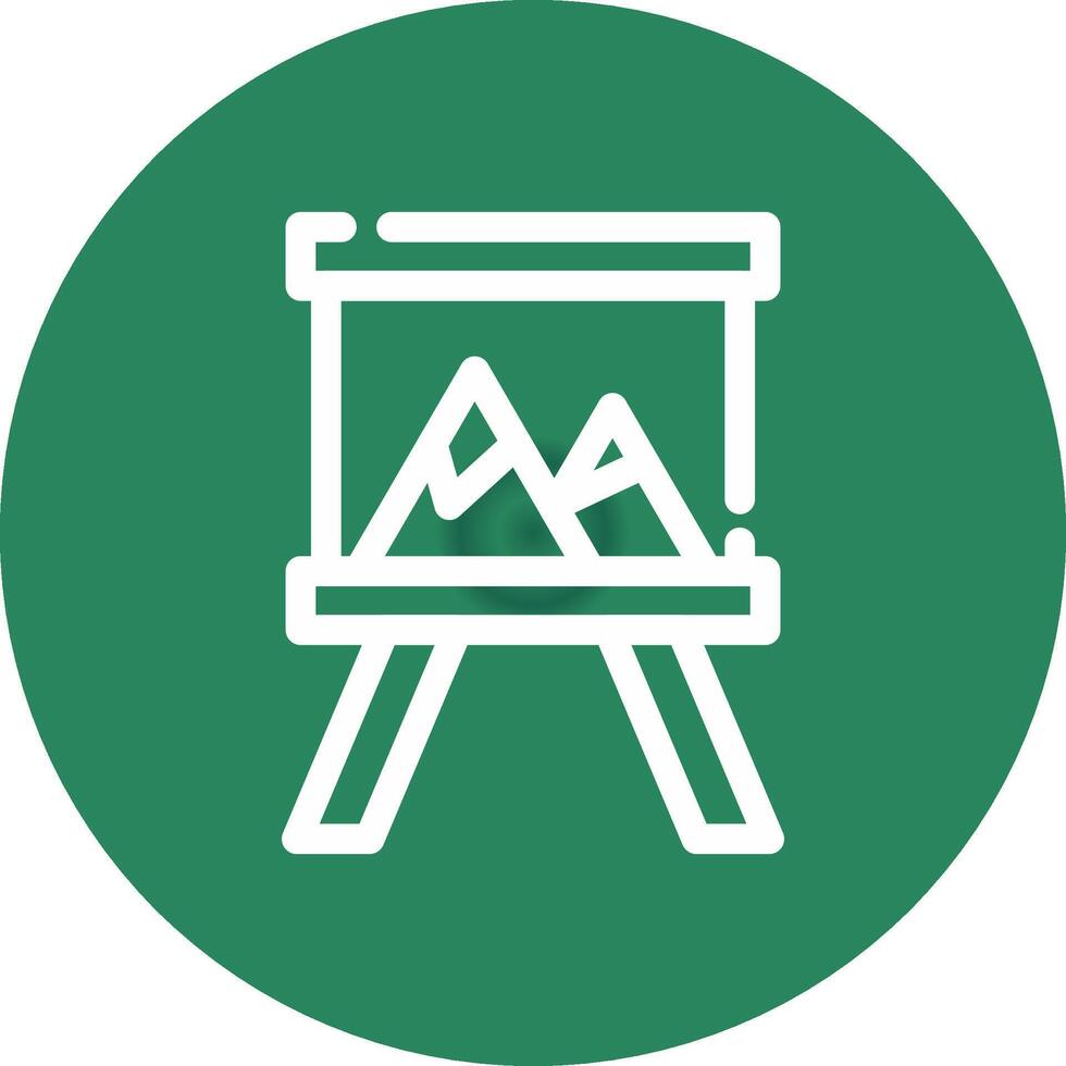 Canvas Creative Icon Design vector