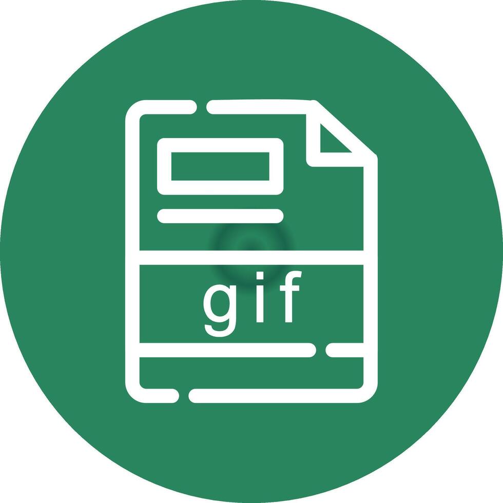 gif Creative Icon Design vector