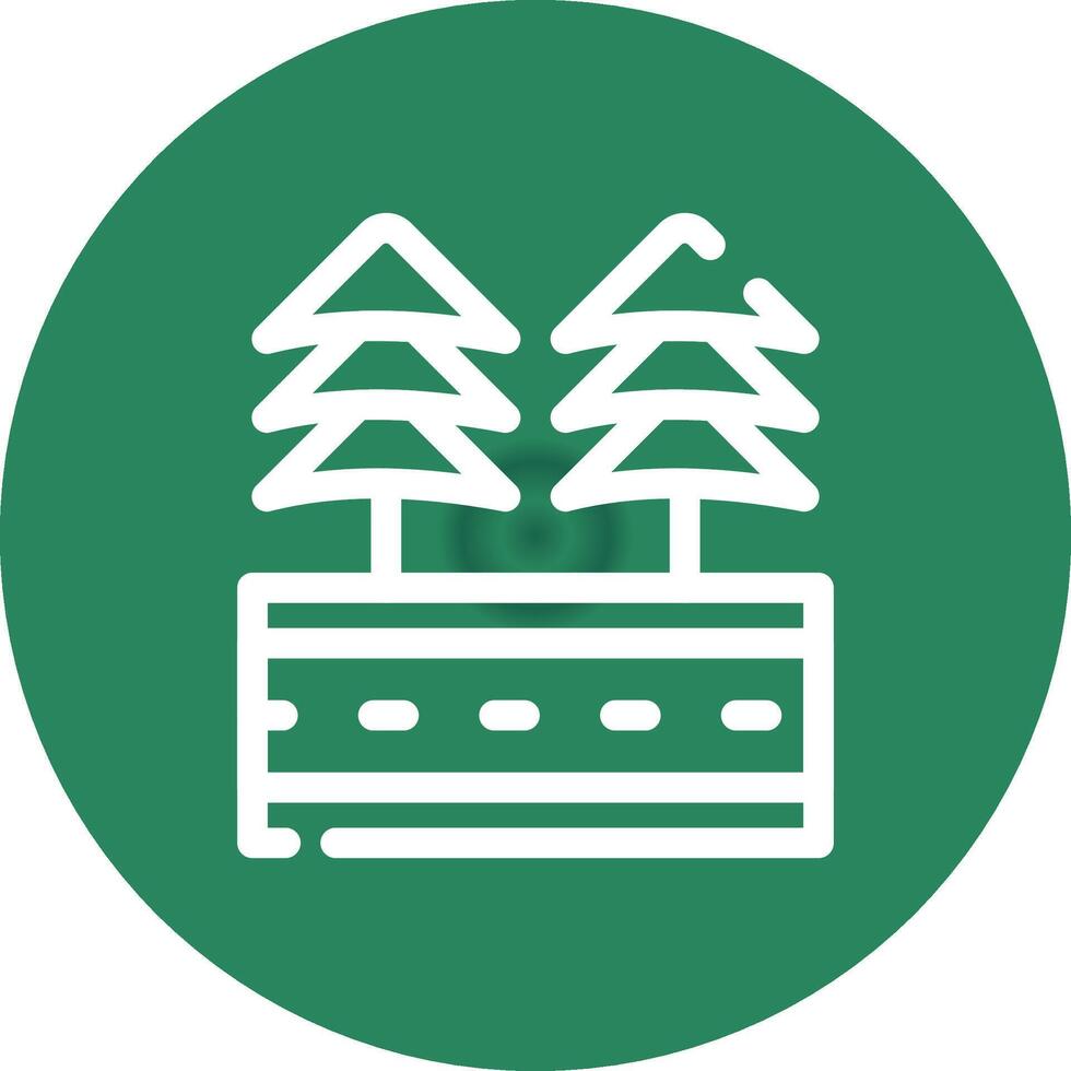 Road Creative Icon Design vector