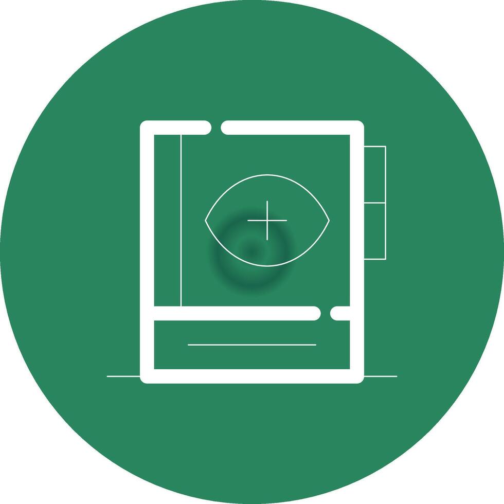 Optometric Guidelines Creative Icon Design vector