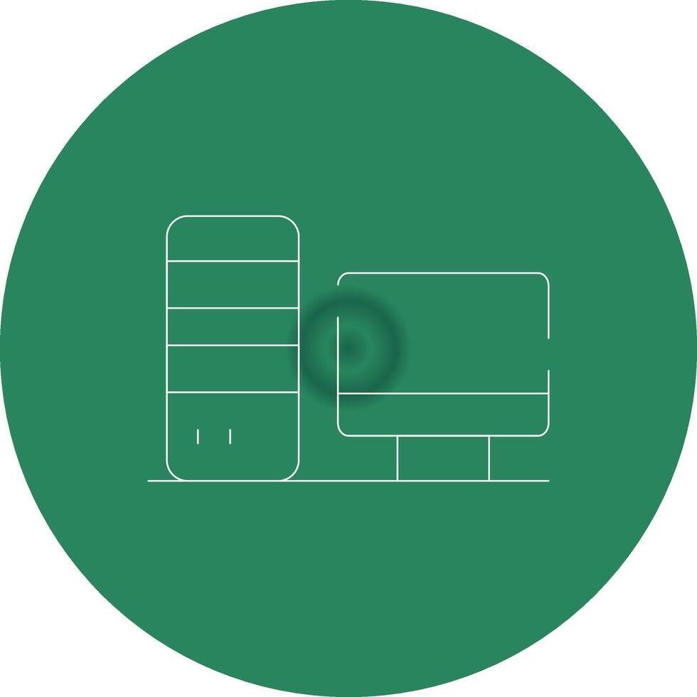 Computer Creative Icon Design vector