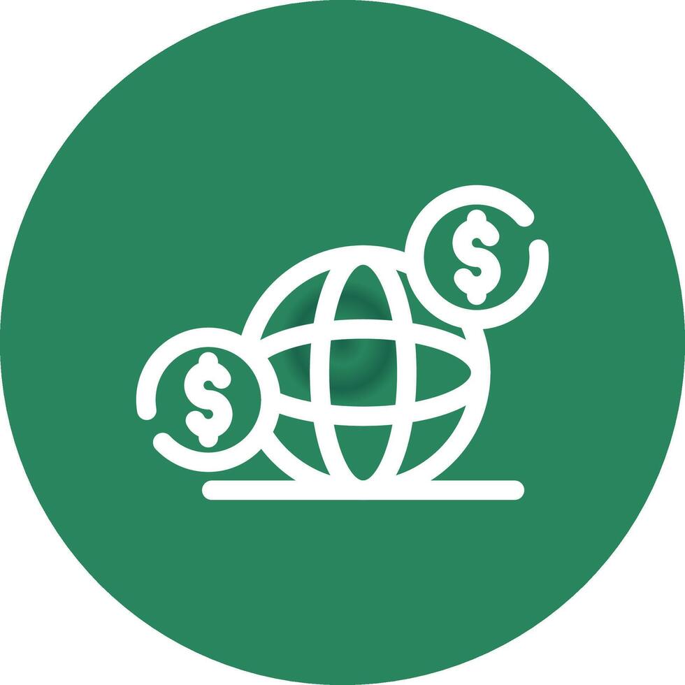 Offshore Banking Creative Icon Design vector