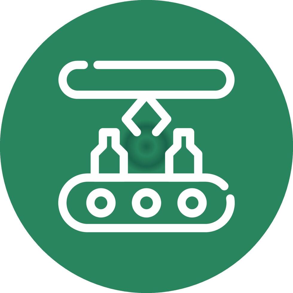 Conveyor Belt Creative Icon Design vector