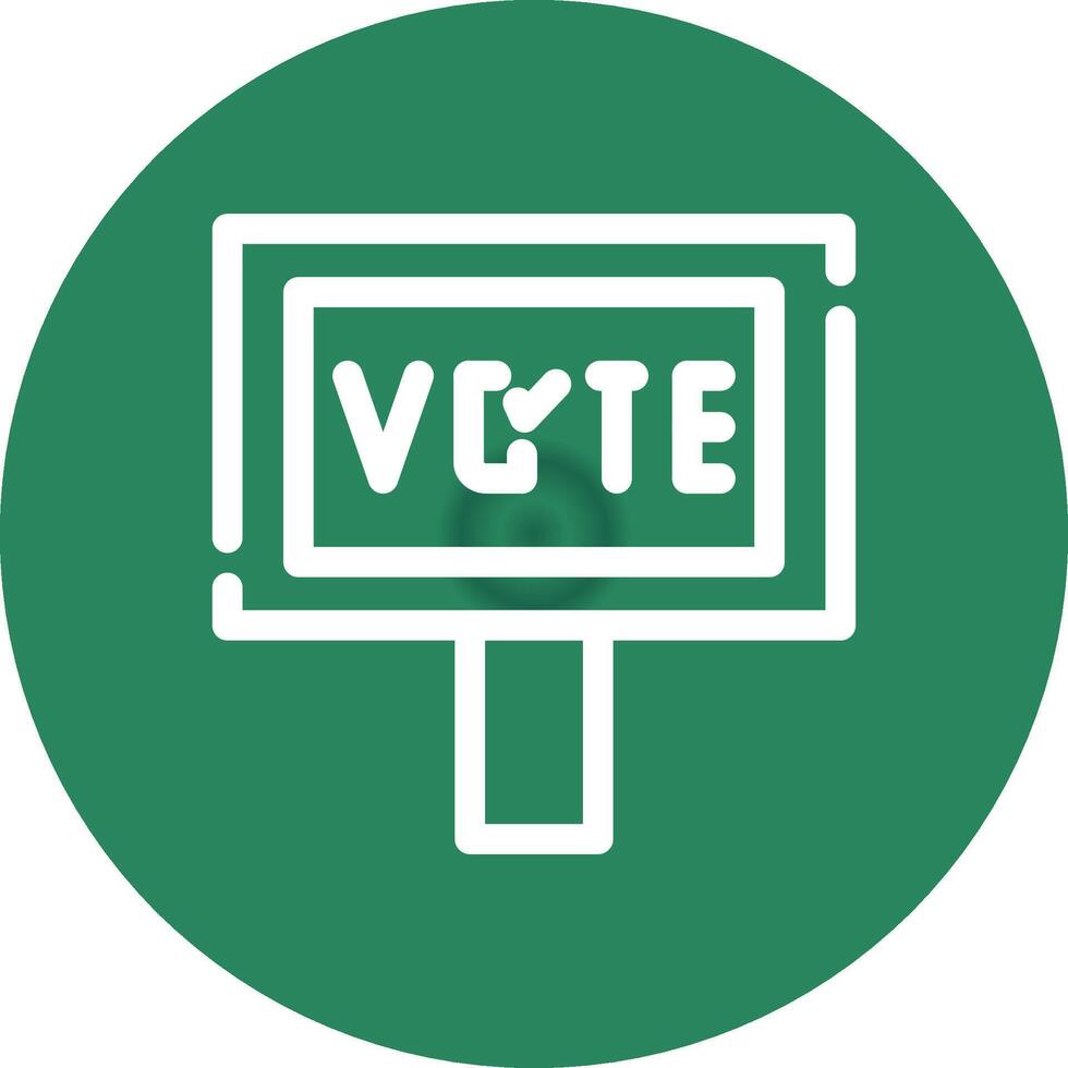 Vote Creative Icon Design vector