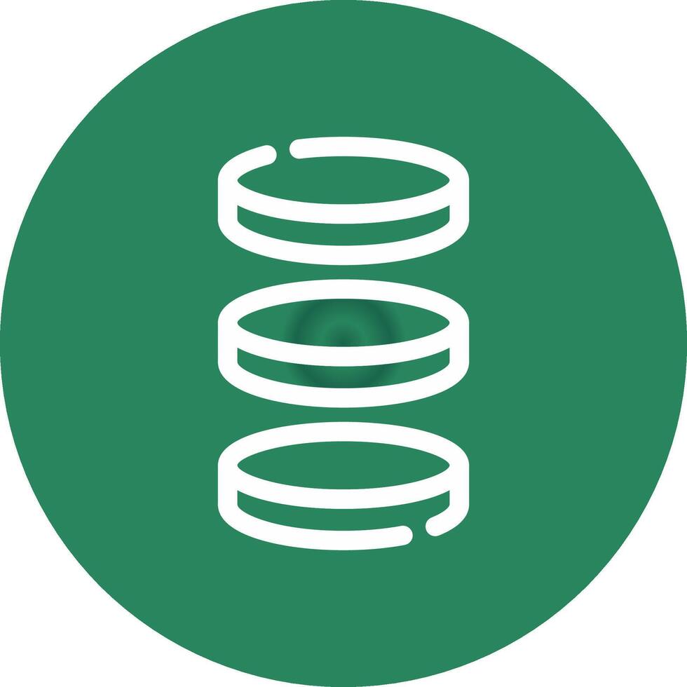 Coins Creative Icon Design vector